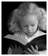 child reading the bible